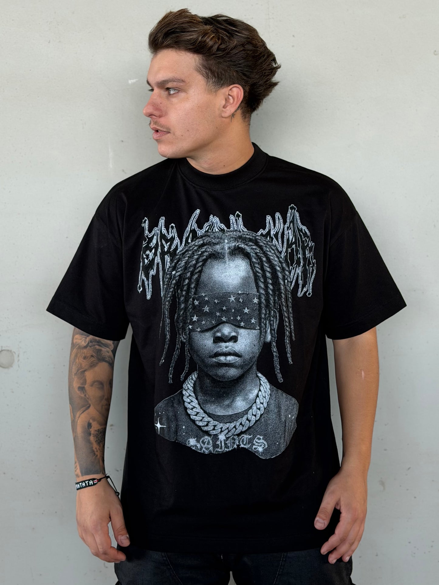 SHIRT FACE BLACK