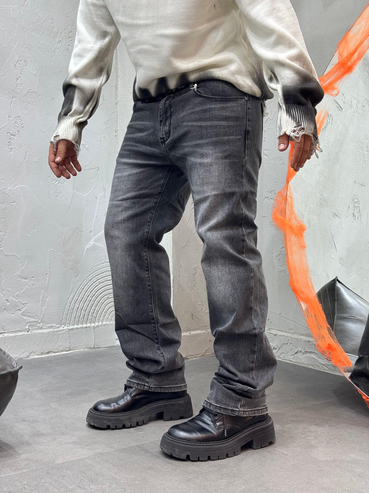 BAGGY FIT BASIC GRAY