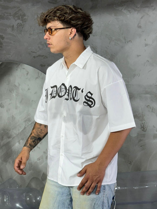 CAMICIA I DONT’S WHITE
