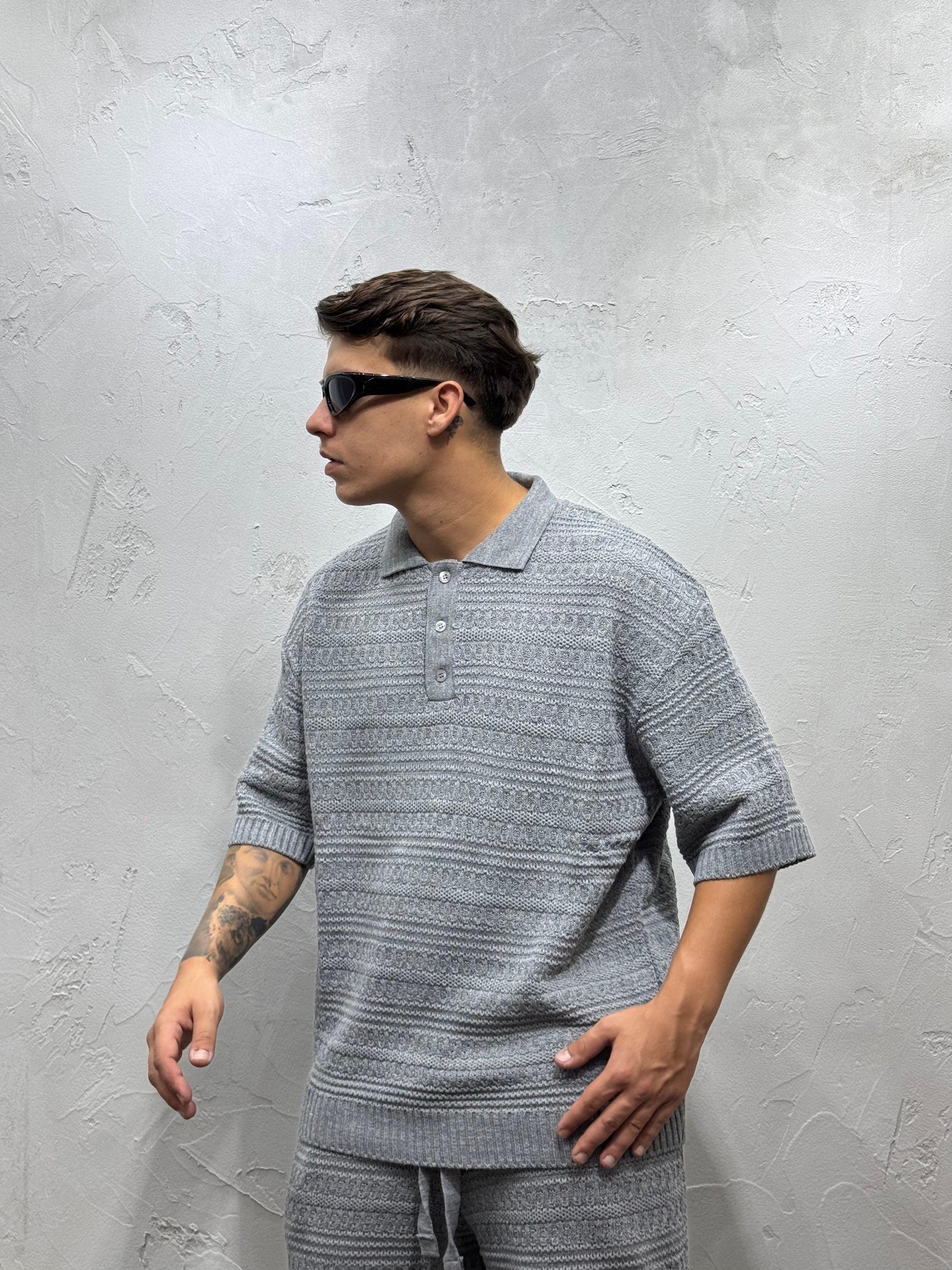 COORDSET POLO BY PASSION GREY