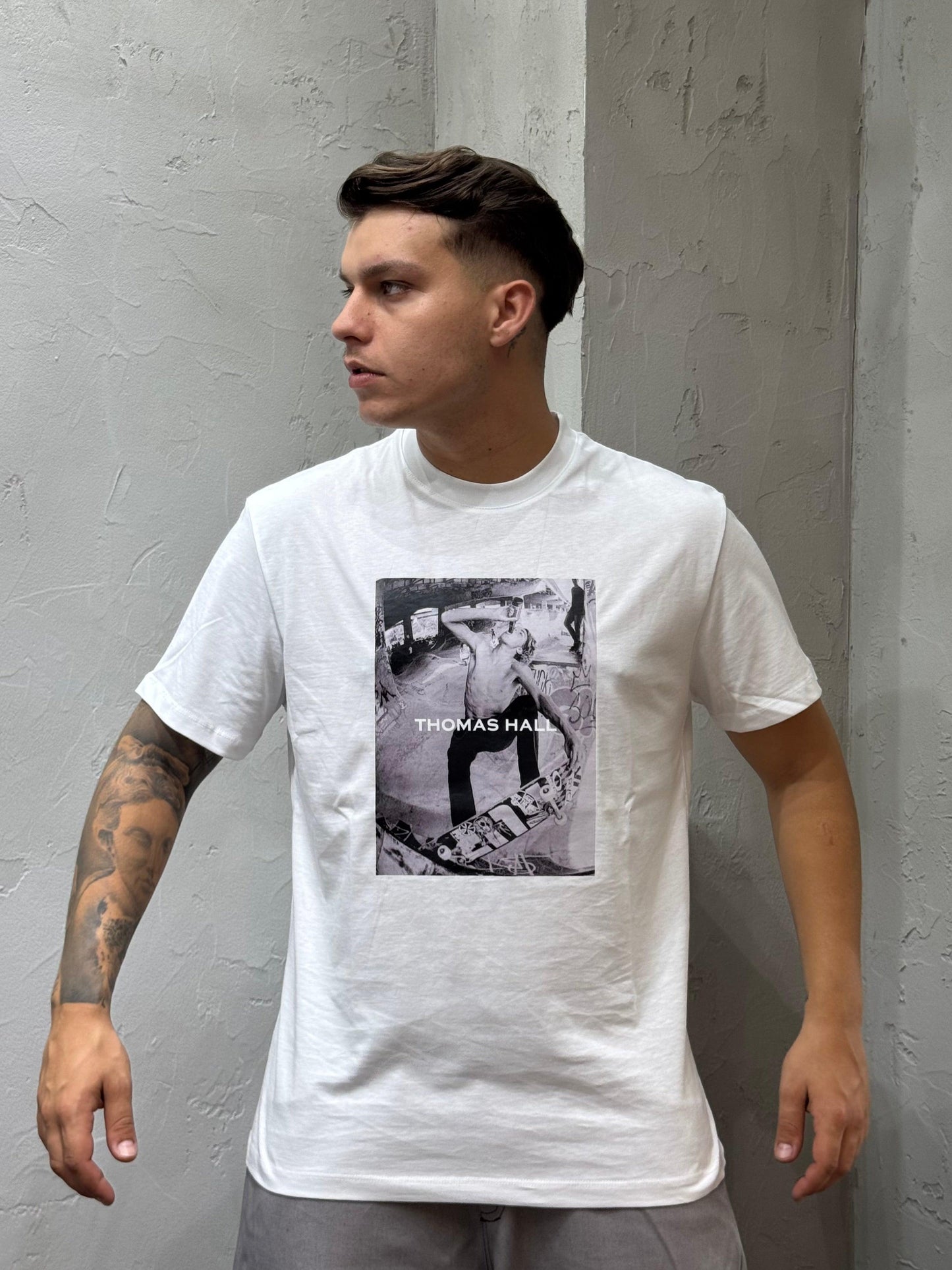 THOMAS HALL WHITE SHIRT