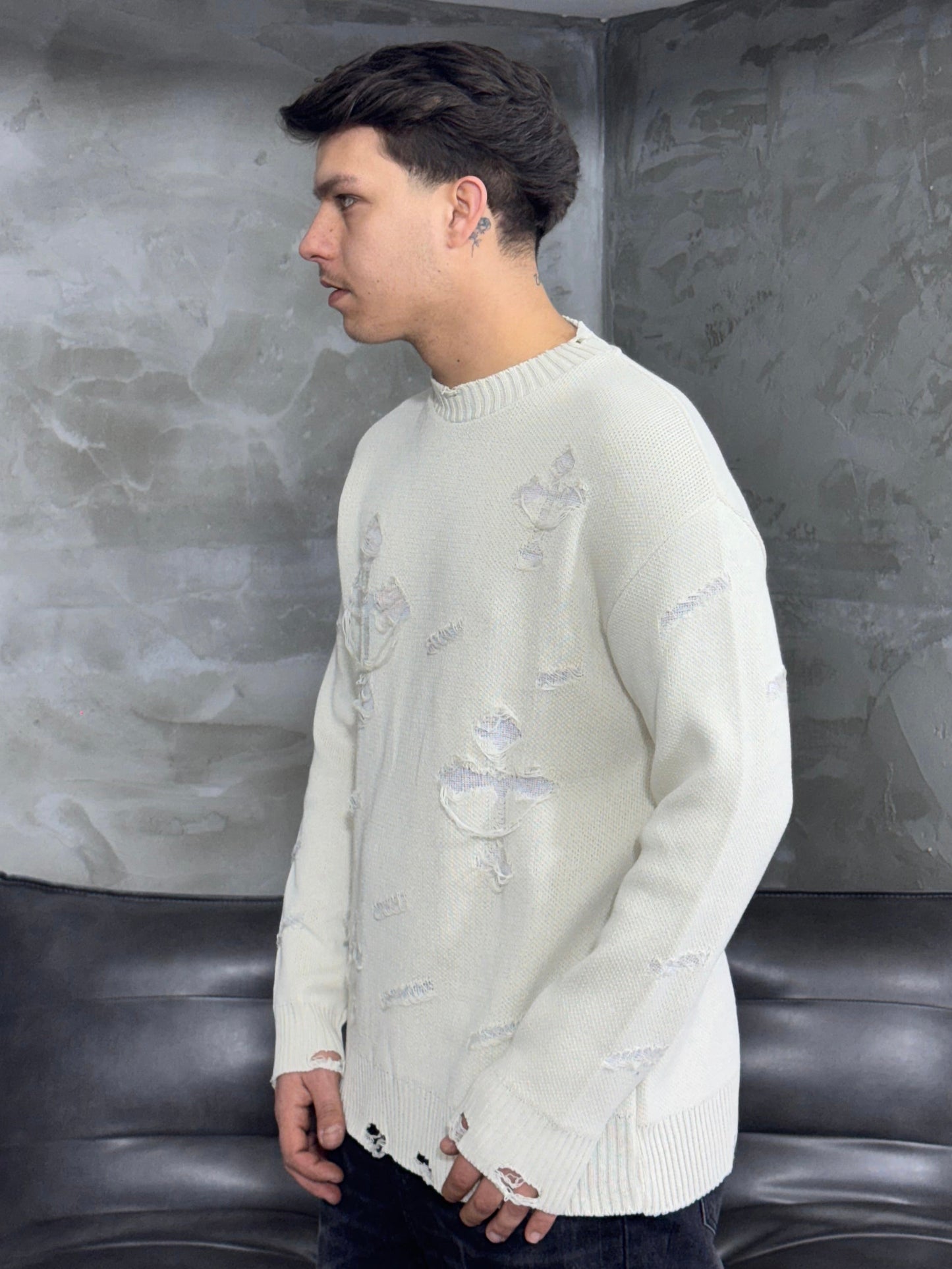 MAGLIONCINO CROSSES BEIGE