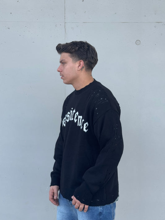 MAGLIONCINO PERSISTENCE BLACK/WHITE