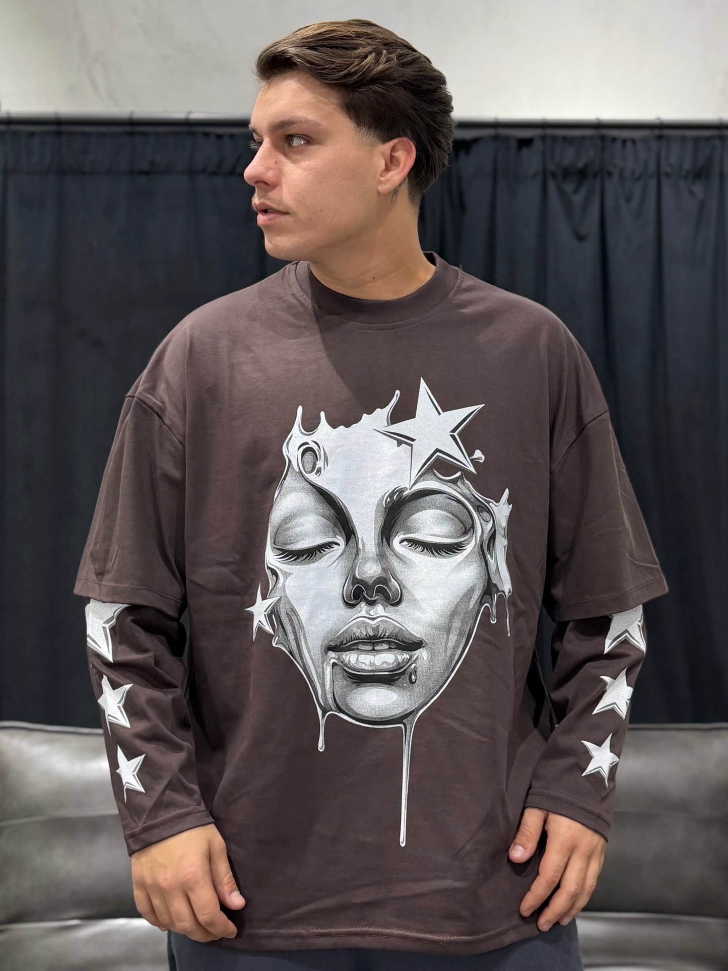 LONGSLEEVE LIP BROWN