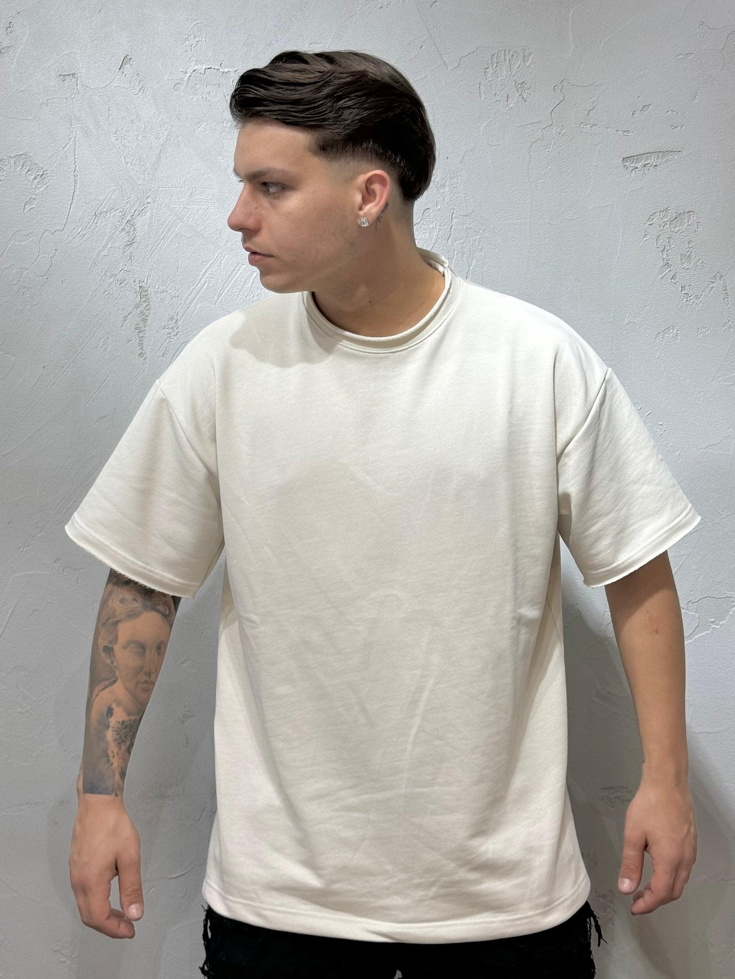 T-SHIRT DROWSY MOUDS BEIGE BY FEAR OF LOVE