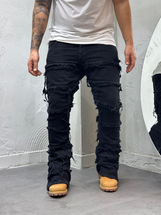 BAGGY RIPPED BLACK