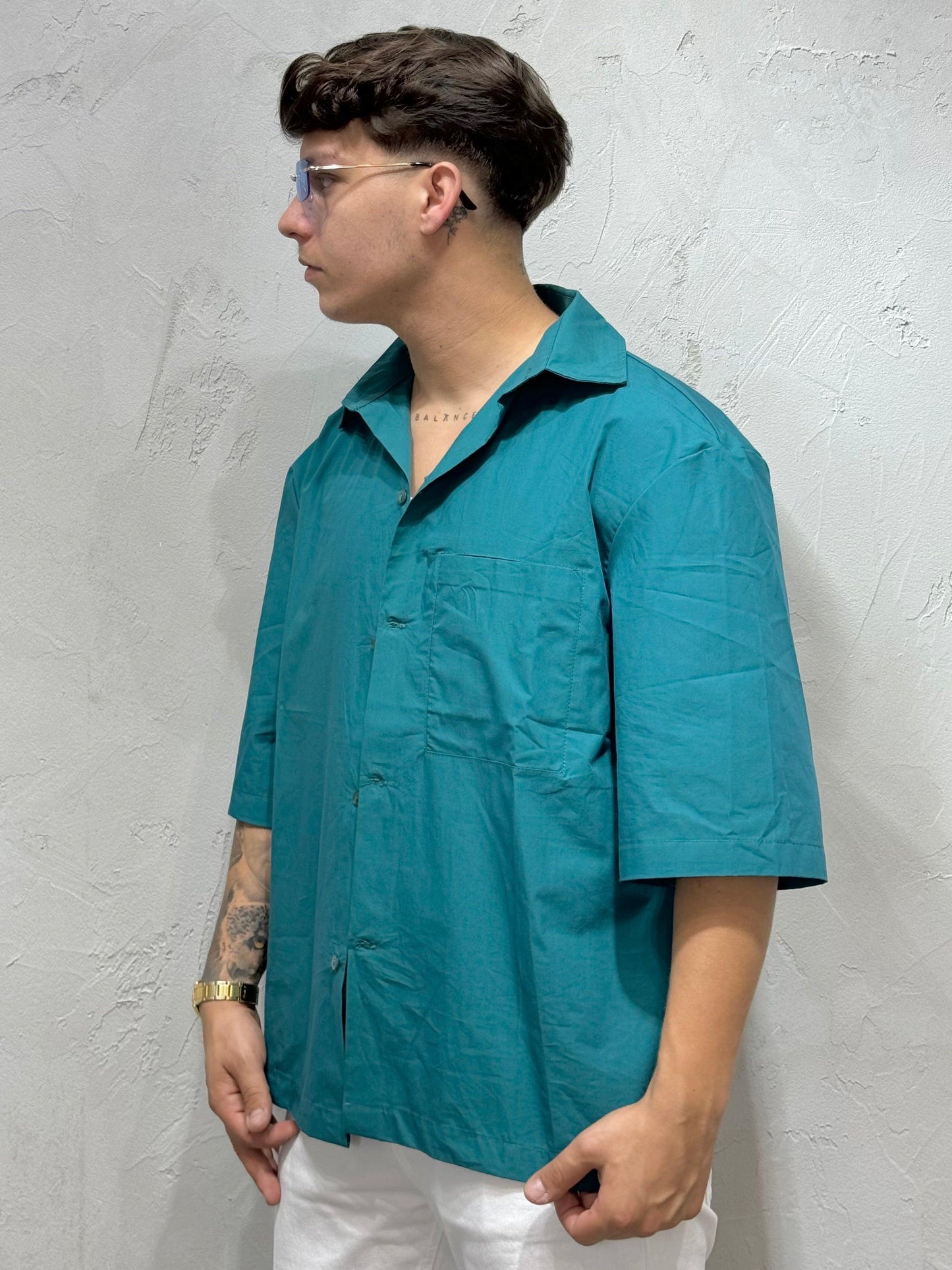 BASIC MULTI-BUTTON OCTANIO SHIRT