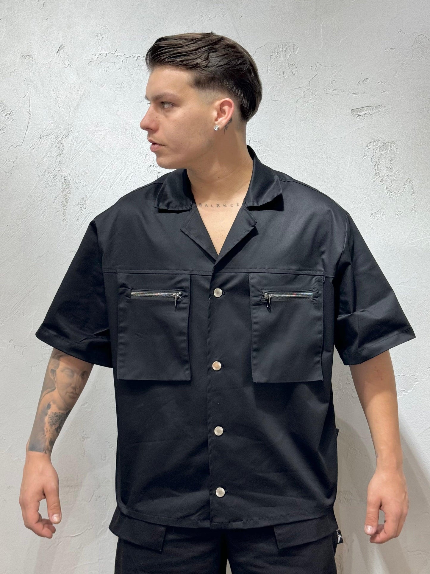 COORDINATO HALF SLEEVED CUBA BLACK