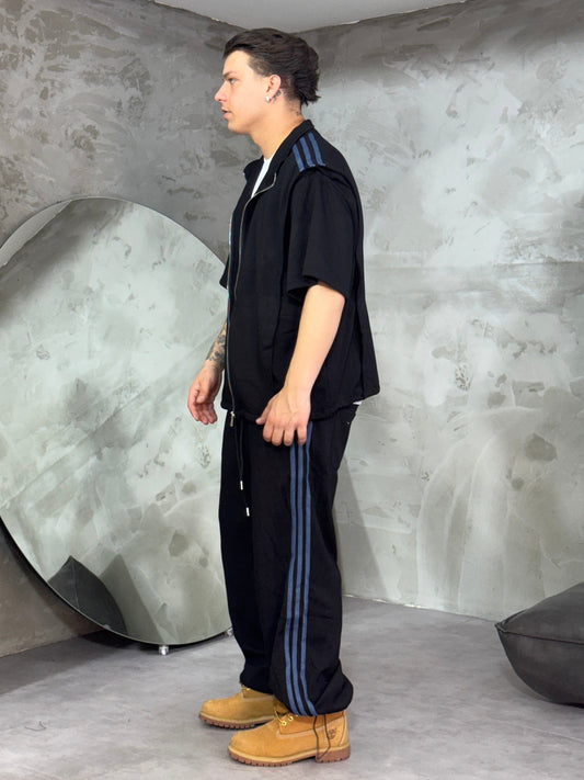 COORDSET LINE SHOULDER BLACK