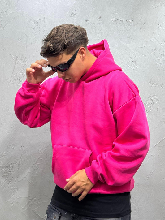 HOODIE BOXY FIT FUCHSIA