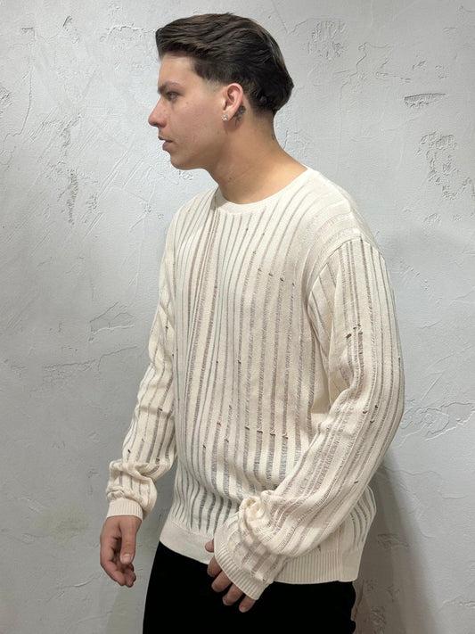 MAGLIONCINO IN FILO BY CNTC AVORIO