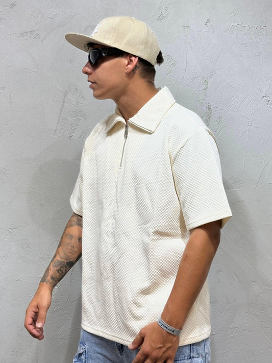 POLO HONEYCOMB BEIGE