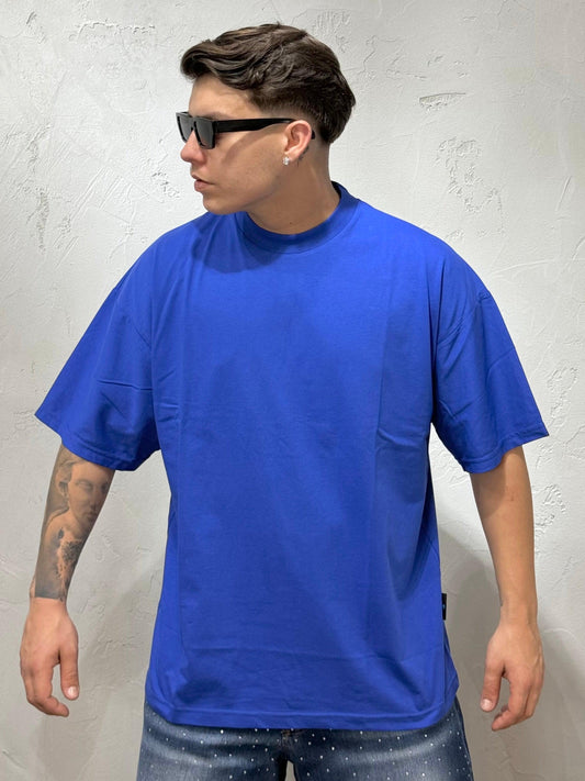 T-SHIRT CROP FIT WONDERLUST BLUE ROYAL