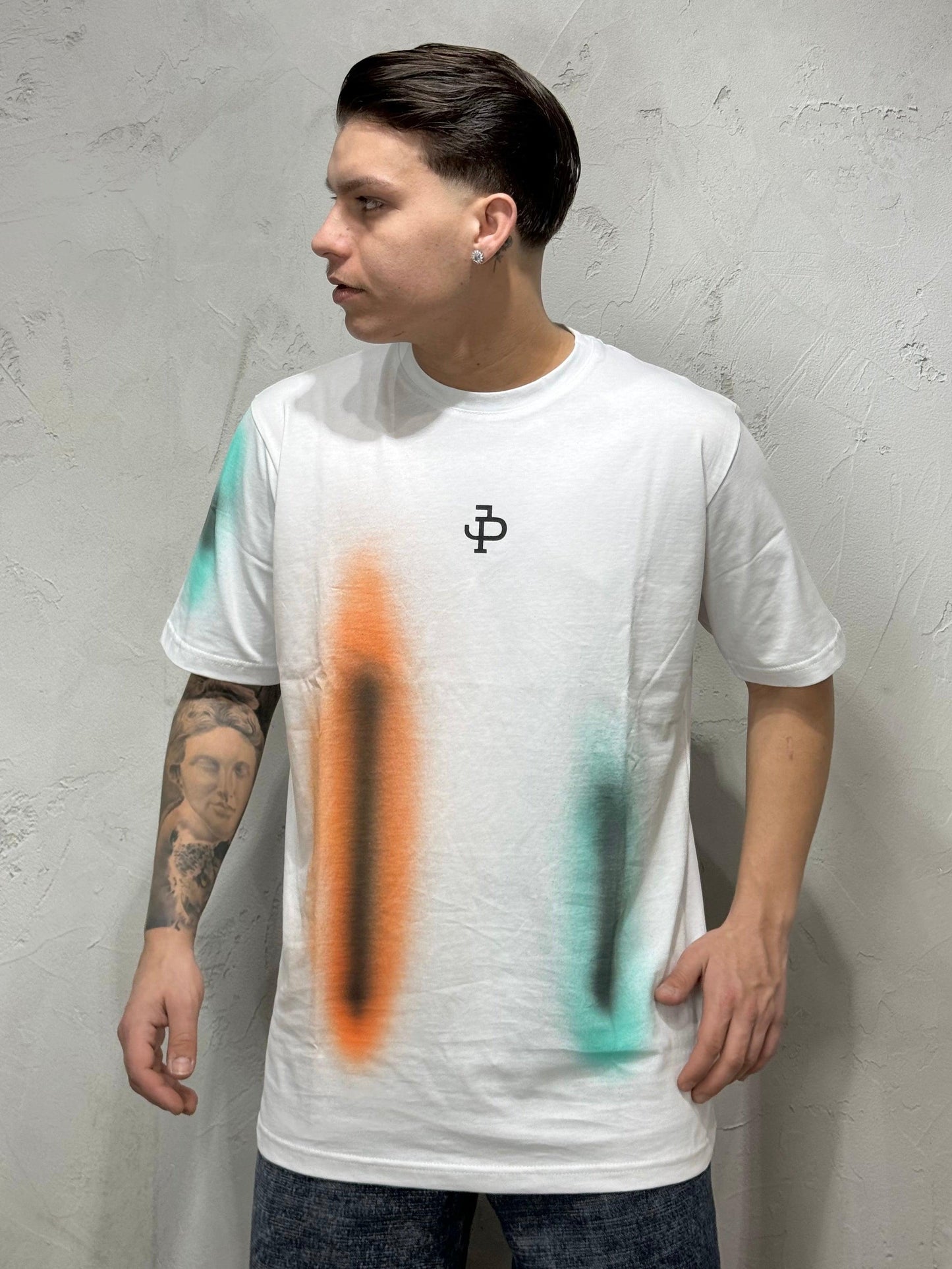 T-SHIRT JPNS PAINTED WHITE
