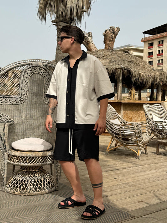 COORDINATED VENICE B/BEIGE