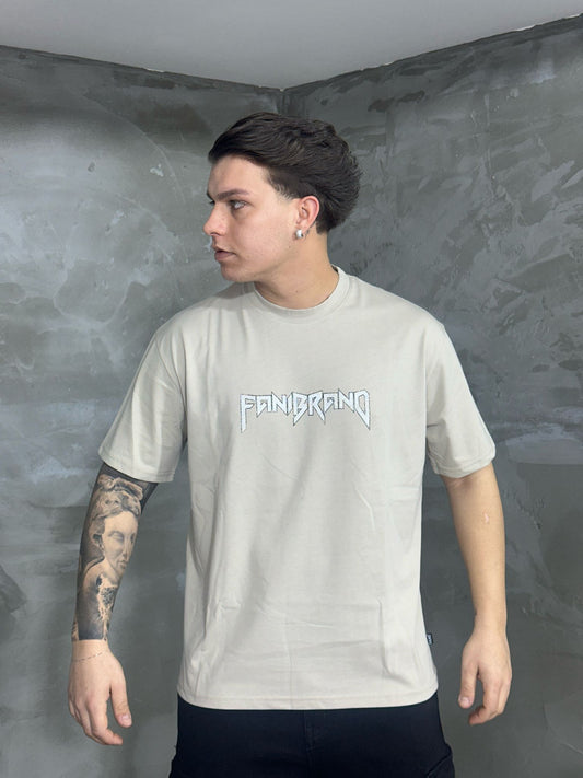 T-SHIRT FANI BRAND BEIGE