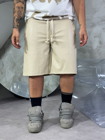 SHORT ECOPELLE BEIGE