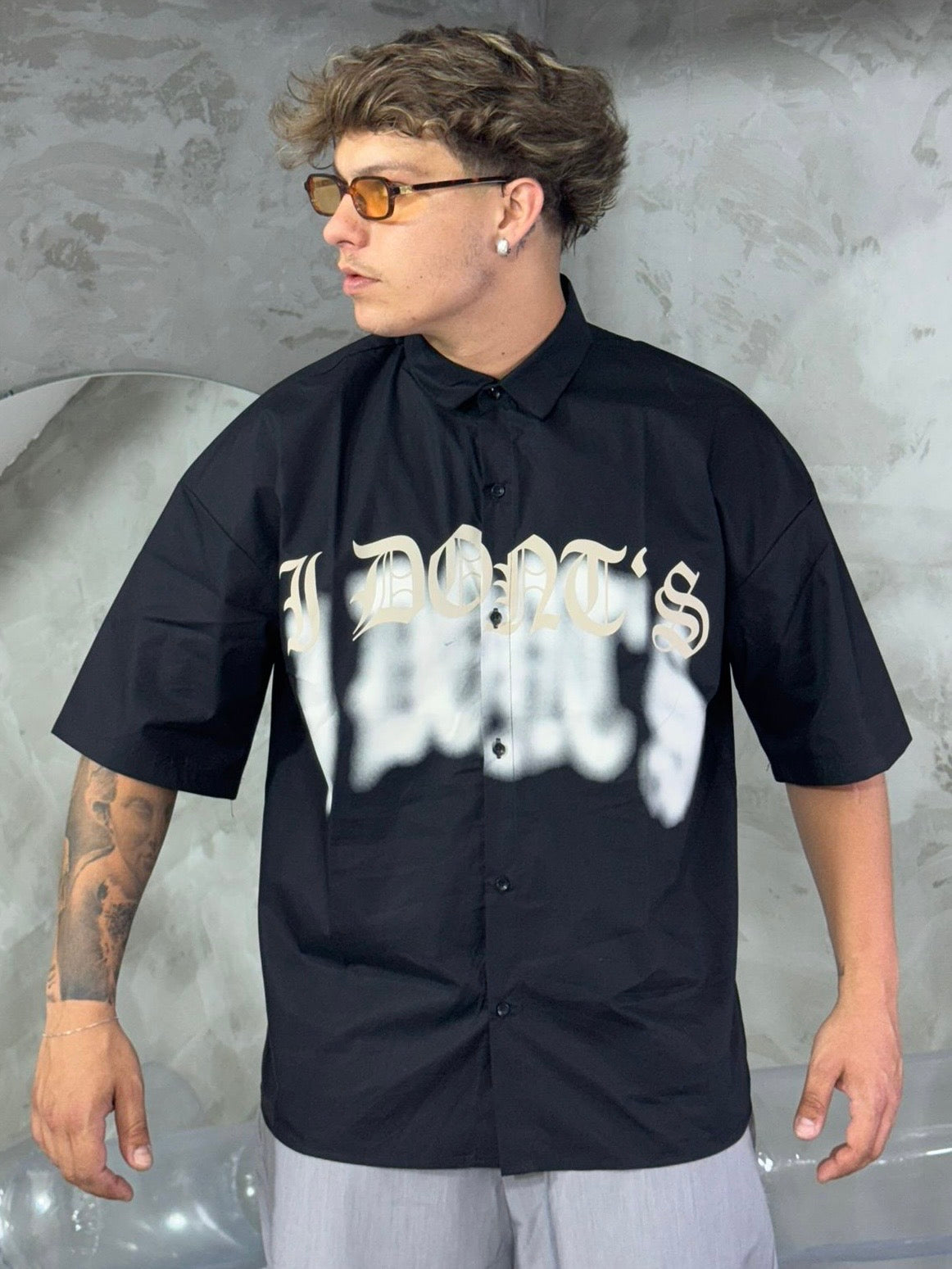 CAMICIA I DONT’S BLACK