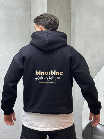 HOODIE BLNC LIMITED MINIMALISM BLACK