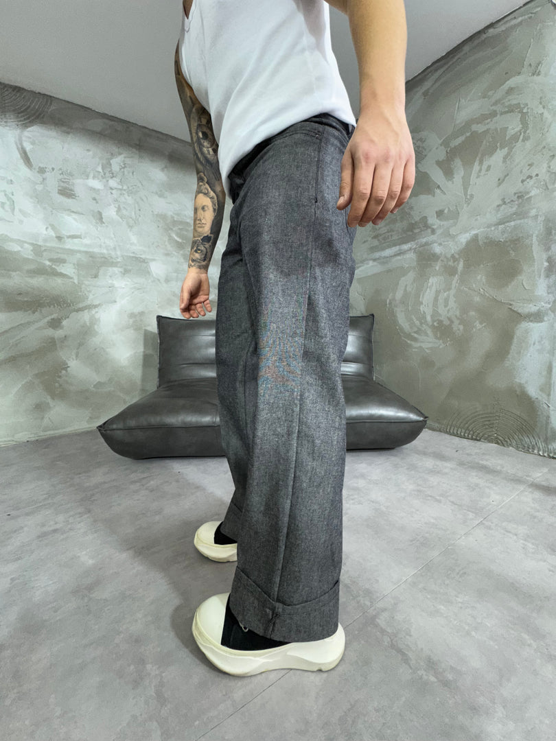 BAGGY FIT LAPEL LIGHT GREY