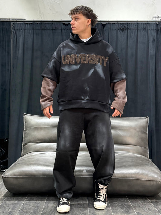 TRACKSUIT UNIVERSITY BLACK