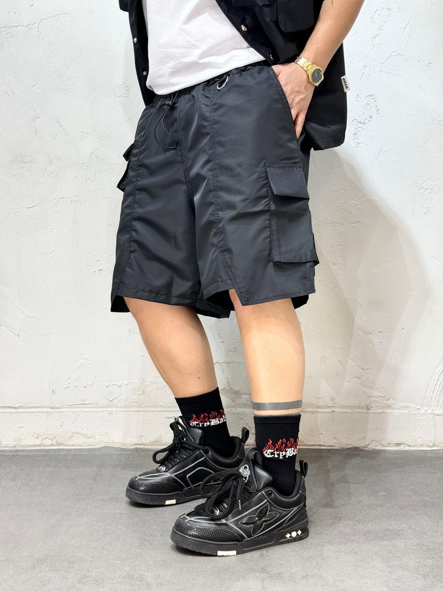 COORDINATO SHORT SLEEVES KOBE BY HYDO BLACK