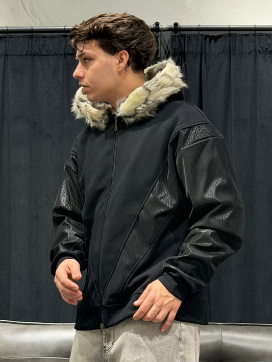 JACKET PELLICCIA BLACK