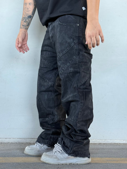 BAGGY BLACK SPALMATO