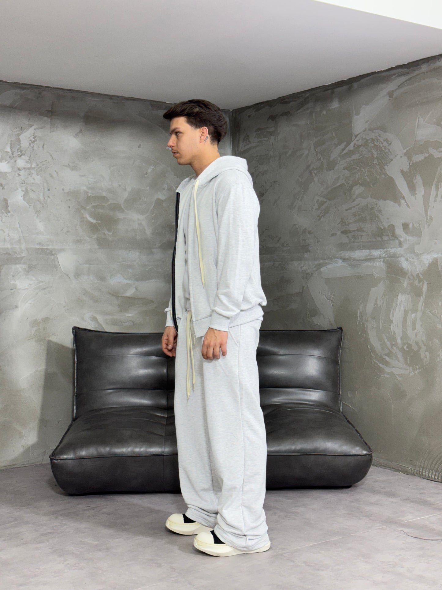 COORDSET LONG LACES GREY TRACKSUIT