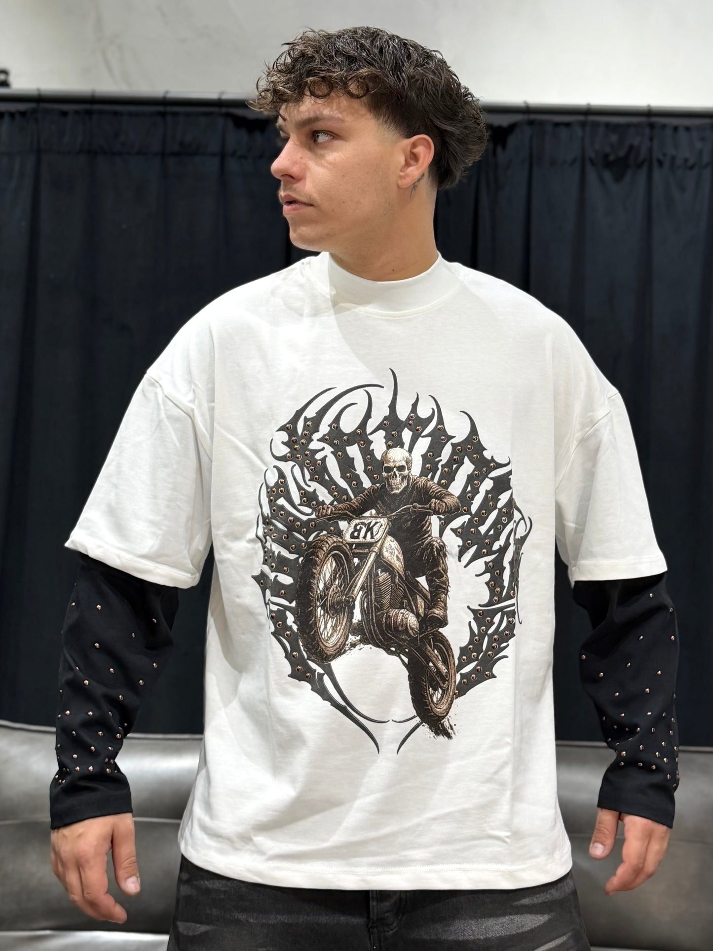 LONGSLEEVE SKELETON WHITE