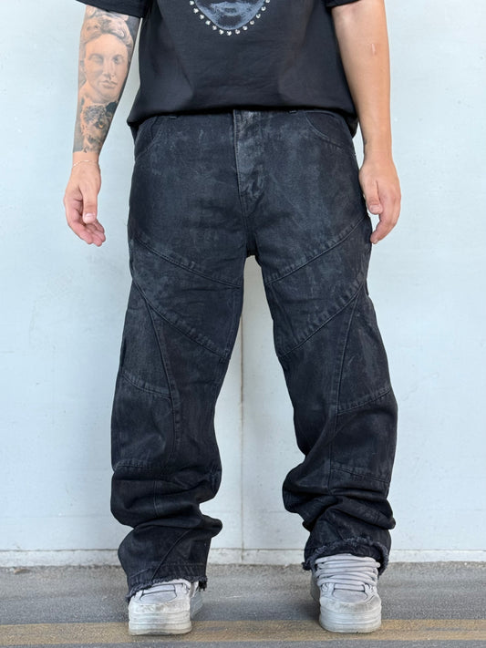 BAGGY BLACK SPALMATO