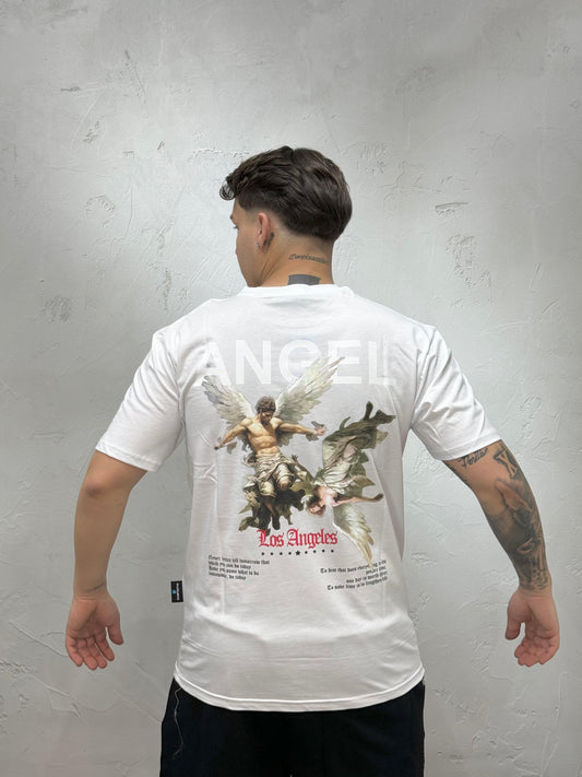 REGULAR FIT T-SHIRT ANGEL WHITE