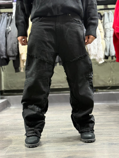 BAGGY SFRANGIATO BLACK