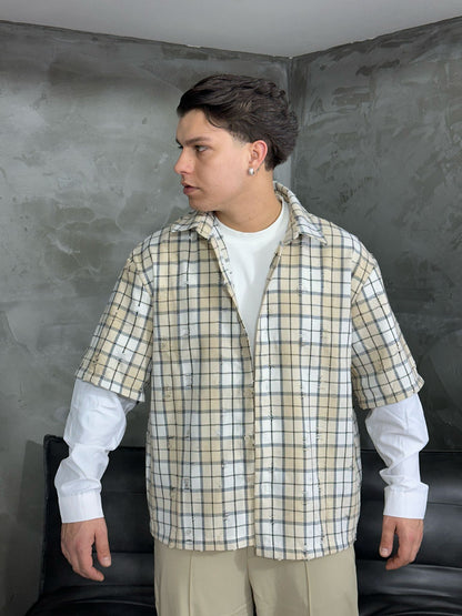 BIG SQUARES LONGSLEEVE SHIRT