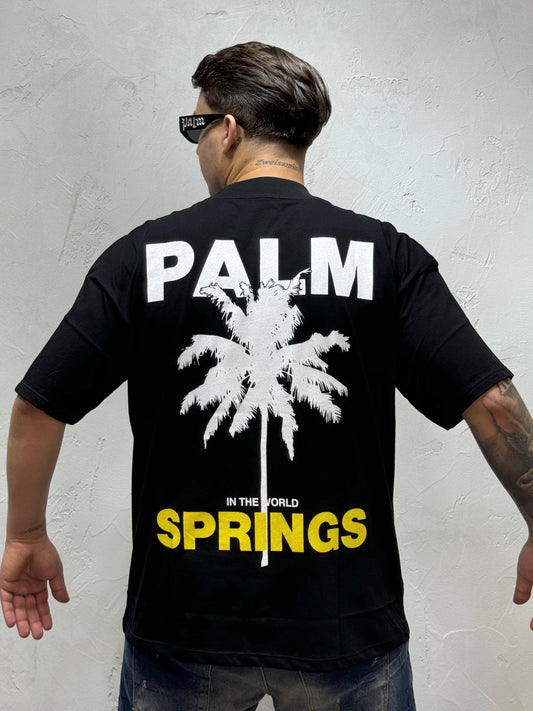 PALM SPRINGS BLACK T-SHIRT