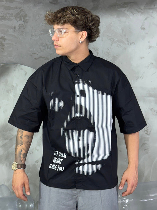 CAMICIA FACE BLACK