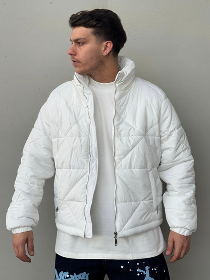 PUFFER ECONOMY INTERTWINED WHITE