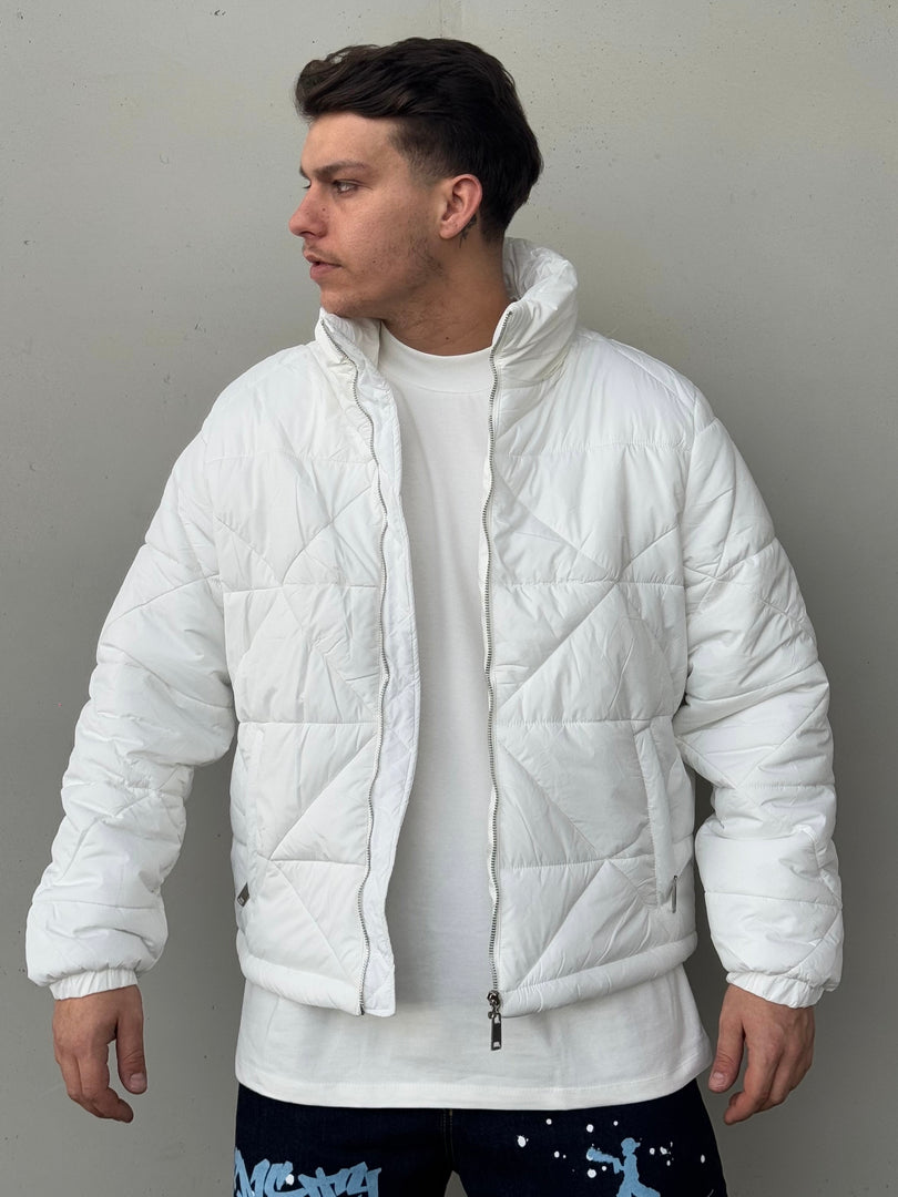 PUFFER ECONOMY INTERTWINED WHITE