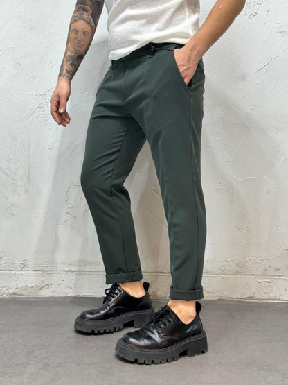 CLASSIC GREEN TROUSERS