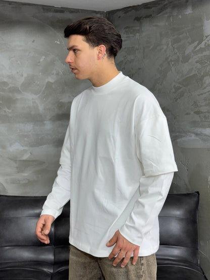 T-SHIRT LONGSLEEVES WHITE