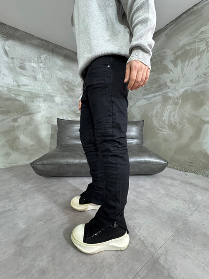 SKINNY FIT FINAL ZIP BLACK