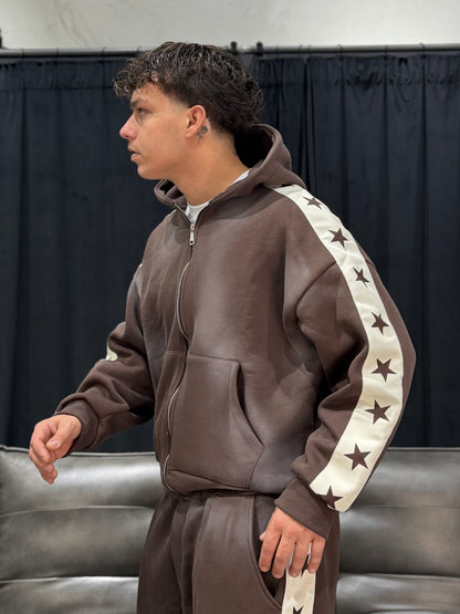 TRACKSUIT STARS BROWN