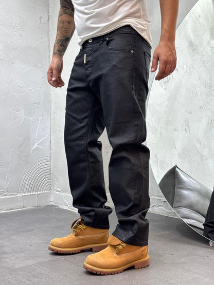 BAGGY BASIC WAXED BLACK