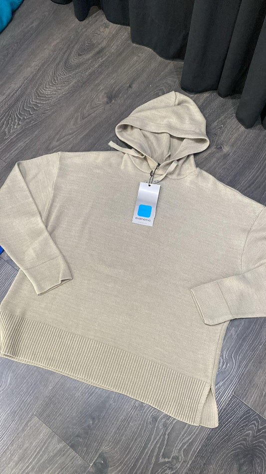 HOODIE LIGHT WOOL BEIGE