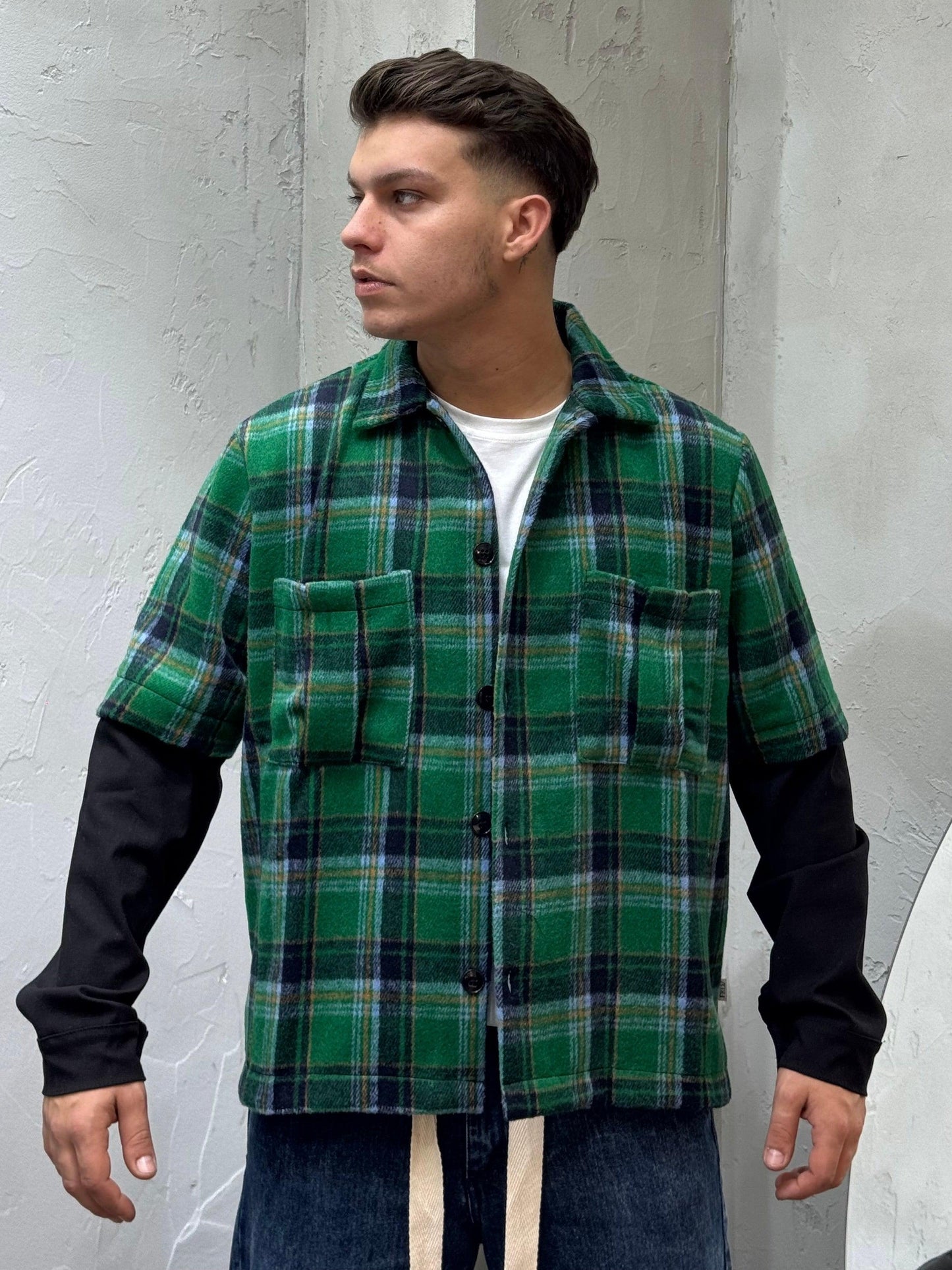 FRLV GREEN DOUBLE SHIRT