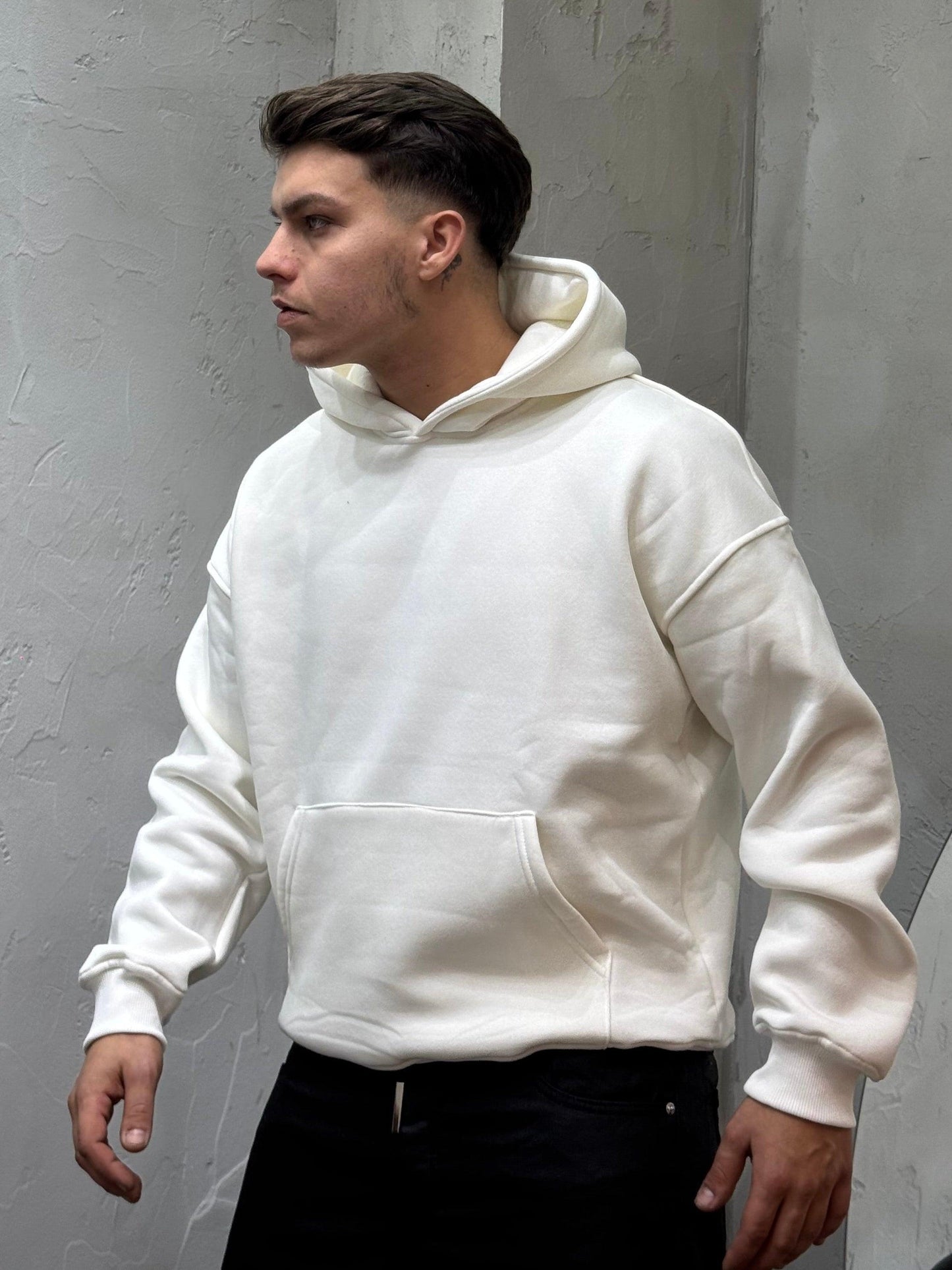 HOODIE BLNC LIMITED MINIMALISM WHITE