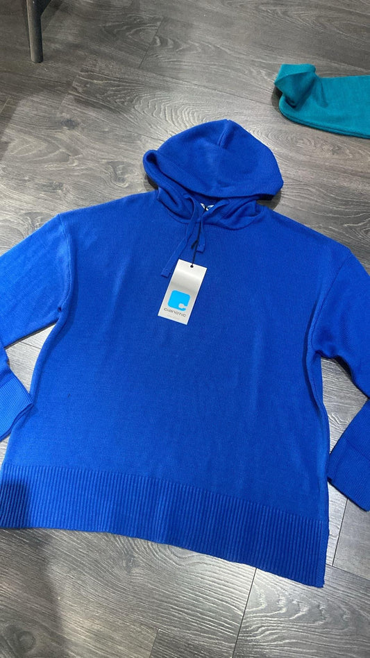 HOODIE LIGHT WOOL BLUE