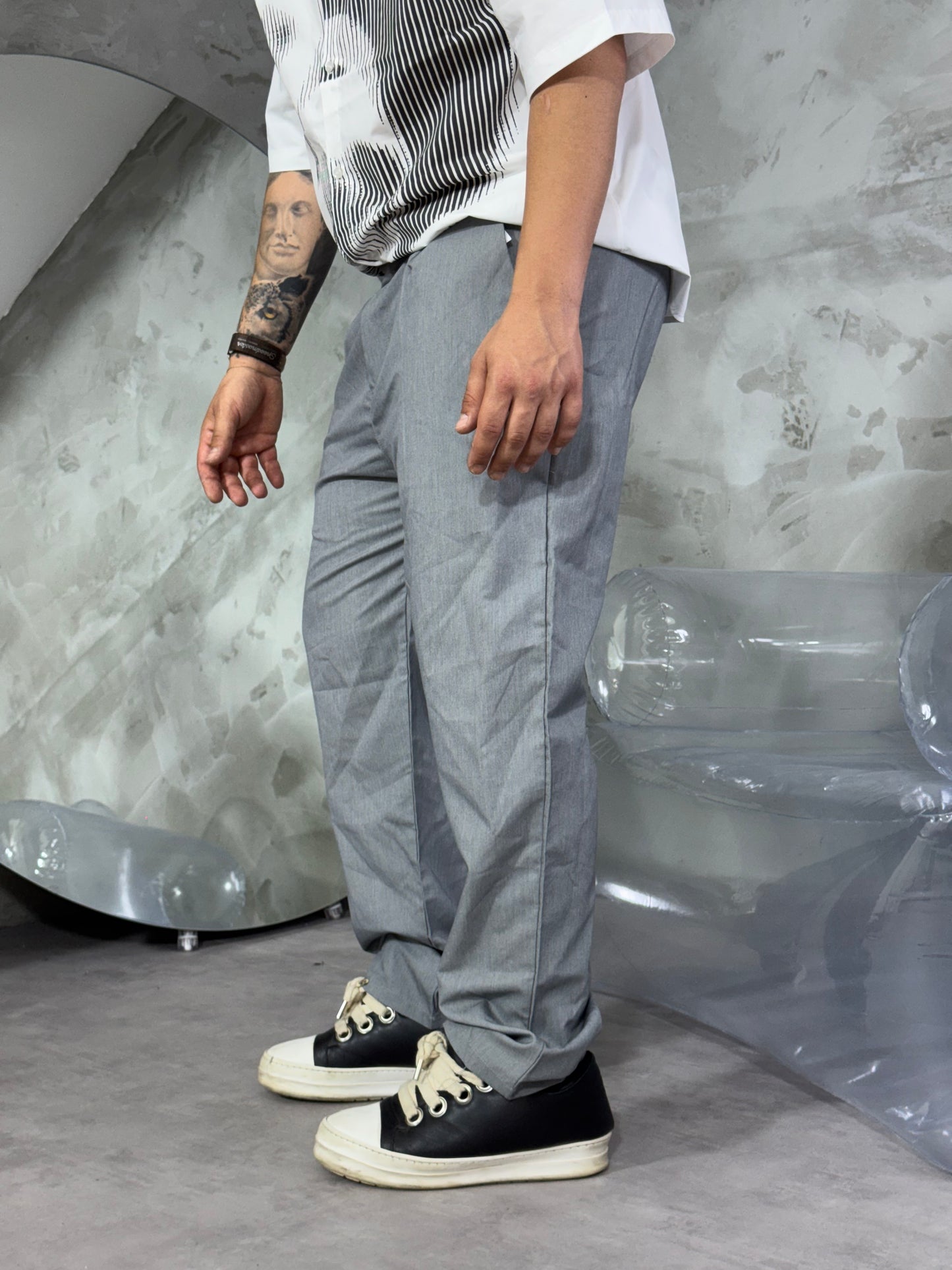 PANTALONE FONDO AMPIO GREY