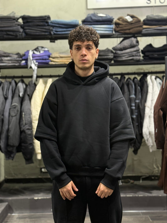 COORDINATO BLACK DOPPIA MANICA