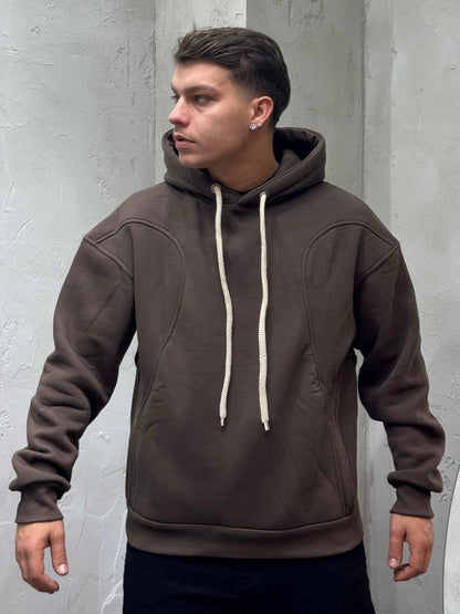 HOODIE SPECIAL CUT BY FREESTART MOKKA